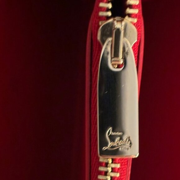 Christian Louboutin👠👠 Panettone Wallet-Black/Silver/Gold - Picture 8 of 14